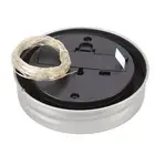 HG Outdoor Solar Mason Jar Lights Lids 20 LEDs 6.6 Feet Waterproof Flame