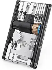 bicycles Repair Tool Kit - 15-In-1 Compact Tool Set, Dirt Bike Repair Kit | Folding Bike Pocket Multi Function Tool, Cycling Accessories, Motorcycle Maintenance Kit For Road Riding (152g)