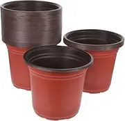 200pcs Plastic Nursery Pots for Succulents Reusable Planting Containers with Drainage Holes Compact Garden Grow Pots for Gardening