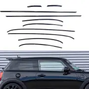10pcs Chrome Black Window Moulding Trim Seal For Mini Cooper R56 2 Door 2007-13