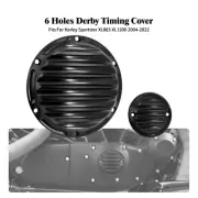 Black Engine Derby Timing Timer Cover For Harley Sportster 883 1200 48 72 04-22