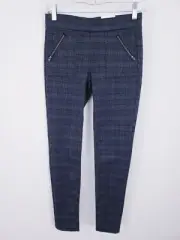 SO Pants 12 Gray Black Silver Red Plaid Ponte Sparkle Girl NEW CLEARANCE SALE
