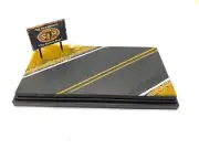 1/64 Scale Miniature Road Diorama with Customizable Vintage Billboard