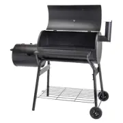 Charmate Offset Wood Charcoal Smoker Meat Grill Portable Outdoor Barbecue BBQ