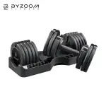 【BYZOOM FITNESS】健身網紅推薦-PURE SERIES75LB/約34KG可調式啞鈴 雙入(BZ-QCD75)