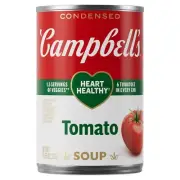 (4 Pack) Campbell’s Condensed Heart Healthy Tomato Soup, Vegetarian, 10.75 Ounce