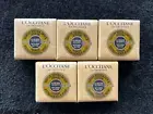 NEW Lot of 5 L’OCCITANE Shea Butter Extra Gentle Verbena Classic Soap 3.5oz each