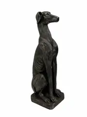Deco Greyhound Dog Ornament Statue 28x82cm