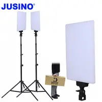 在飛比找PChome24h購物優惠-JUSINO LED380C平板攝影燈雙燈組