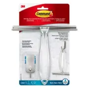 3M BATH32-SS-ES Command 1 lbs. Clear Metal Hook Small 2.6Lx1Wx1.08D in.