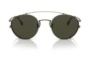 Oliver Peoples0OV1186C Coleridge Clip 528482 Gold/Green Men's 50mm Clip-on