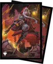 Ultra Pro Magic The Gathering 100ct Card Sleeves Dominaria United Jaya, Fiery