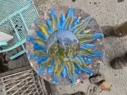 Handmade Epoxy Sun And Moon Wall Art