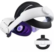 KIWI Design Deluxe Cushioned Head Halo Strap for Oculus Meta Quest 2 Accessories