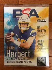 PSA Magazine February 2022 Justin Herbert - Brand New Sealed