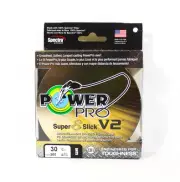 Power Pro Super 8 Slick Version 2 Spectra Line 30lb by 300yds Onyx (8233)