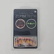 Glow In The Dark ZOMBIE TEETH Halloween Party Costume Accessory -NEW