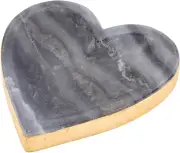 Mud Pie Gold Edge Heart Trinket Tray