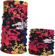 [Healeved] 6Pcs Multifunctional Sun Protection Headwear Colorful Printing Windproof Face Mask for Outdoor Activities for Cycling Running Hiking Fishing Unique Patterns