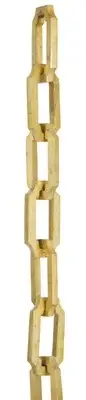B&P Lamp Large, Solid Brass Gothic Style Chain, Ft.