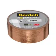 Scotch Expressions Washi Tape Copper Foil .59 x 275 1 Roll