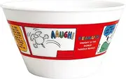 Peanuts 607146 Snoopy Characters Deep Plate, Salad Bowl, Cereal Bowl, Approx. 4.7 x 2.8 inches (12 x 7 cm), Comics, Retro Color, Tableware, Goods, Snoopy Miscellaneous Goods, White, Made in Japan