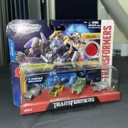 NEW - Micro Machines Transformers Series 1 #01 Translucent Bumblebee Chase