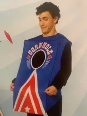 Adult Womens Men’s CORNHOLE Halloween Costume Corn Hole Bags Sports Game NEW