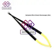 18cm Kamiyama Type Micro Scissors For Neurosurgery Black Gold