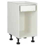 Kaboodle 450mm White 1 Door / 1 Drawer Base Cabinet