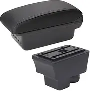 for Skoda for Fabia 2 2008 2009 2010 2011 2012 2013 2014 Car Armrest Box Retrofit Parts Storage Box Interior Parts Car Accessories Car Centre Armrest Glove Box(B2 3USB)