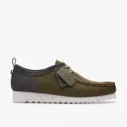Clarks Men's WallabeeFTRELo Olive Combi 26176226
