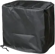 Black Ice Maker Machine Cover Heavy Duty Furniture Dust Cover Countertop Coffee Protective Cover with Adjustable Drawstring