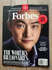 2025 FORBES Magazine Apr May Issue WORLD'S BILLIONAIRES JUSTIN SUN Crypto Savior