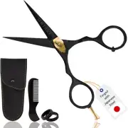 5.5" Professional Japanese Steel Beard Scissor - Salon Shears Hand Forged Barber