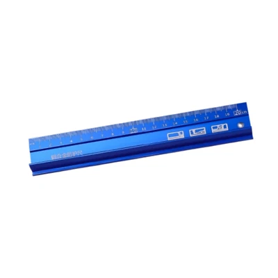 Safety Cutting Ruler Metal Crafting Safety Measurements Leather Tool Extruded fo