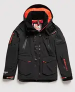 跩狗嚴選 出清 極度乾燥 SUPERDRY 男款 RESCUE SNOW 滑雪 防風 防水 風衣 雪衣 外套 多功能口袋 滑雪夾克 瑪瑙黑 黑紅