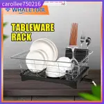 KITCHEN DISH RACK PLATES BOWL DRYING ORGANIZER DRAINER STAIN