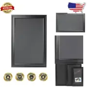 Versatile Wall-Mounted Magnetic Chalkboard 18.5x27.5 – Ideal for Home or Office