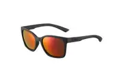 Bolle Ada 12492 Matte Black / Brown Fire Red Mirror Polarised Lenses