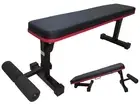 Foldable Flat Travel Weight Bench for Multipurpose Fitness Exercise Gym Workout,