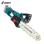 JUSFIT Cordless Chainsaw Electric Chain Saw Cutting Tool For Makita 18V Battery