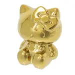 小禮堂 HELLO KITTY 陶瓷造型存錢筒 (金色款)