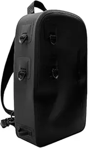 Generic Fishing Backpack Fishing Bag with Large Capacity Multi -Use Fishing Tackle Arecing Dlear -Shoulder Bag for Camping Cycling, TPU black, as described