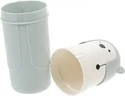 Ipetboom Multi Use Toothbrush Holder Travel Case Durable Toothpaste Box Organizer for Home Camping Gym School Outdoor Use Hotel Accessory