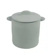 Maine & Crawford Ollie 14cm Textured Jar Stoneware - Green
