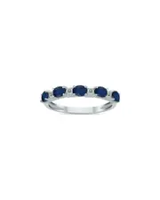 Gem Spark 14K 1.04 ct. tw. Diamond & Sapphire Ring