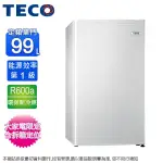 可3分期"運費 含安裝/舊汰換新"【TECO東元】東元99公升 定頻單門小冰箱 R1091W/能源效率第一級