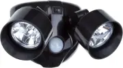 Dual Head Motion Sensor LED Wireless Security Light- Outdoor Porch Deck Window