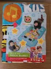 Cocomelon Soft Warm Cuddly Blanket 30" X 43" ***NEW See Description